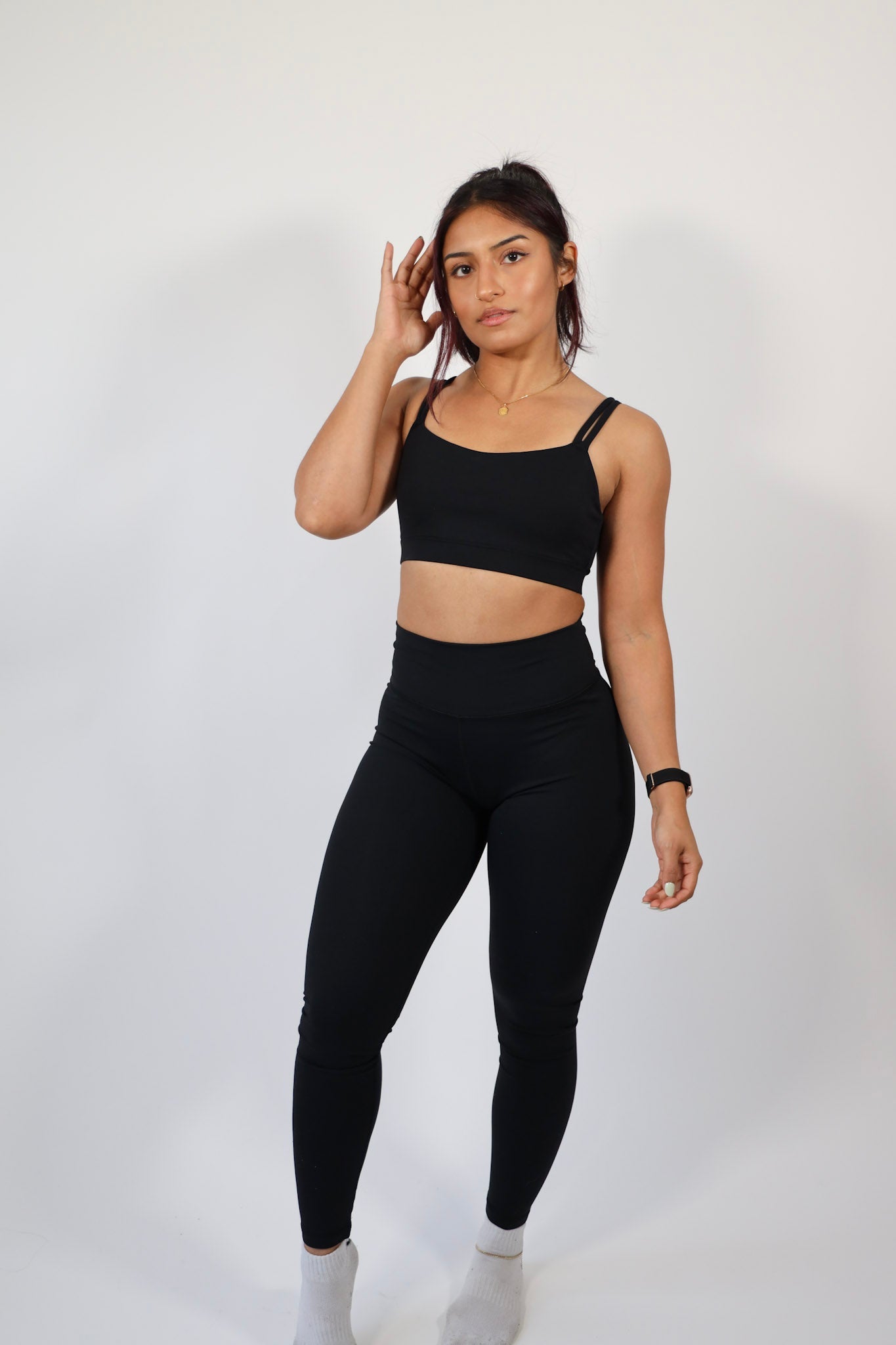 Light Support Padded Strappy Sports Bra