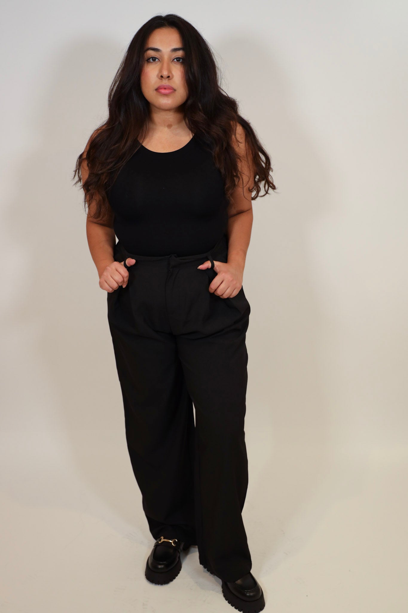 Cropped Seamless Round Neck Tank Top
