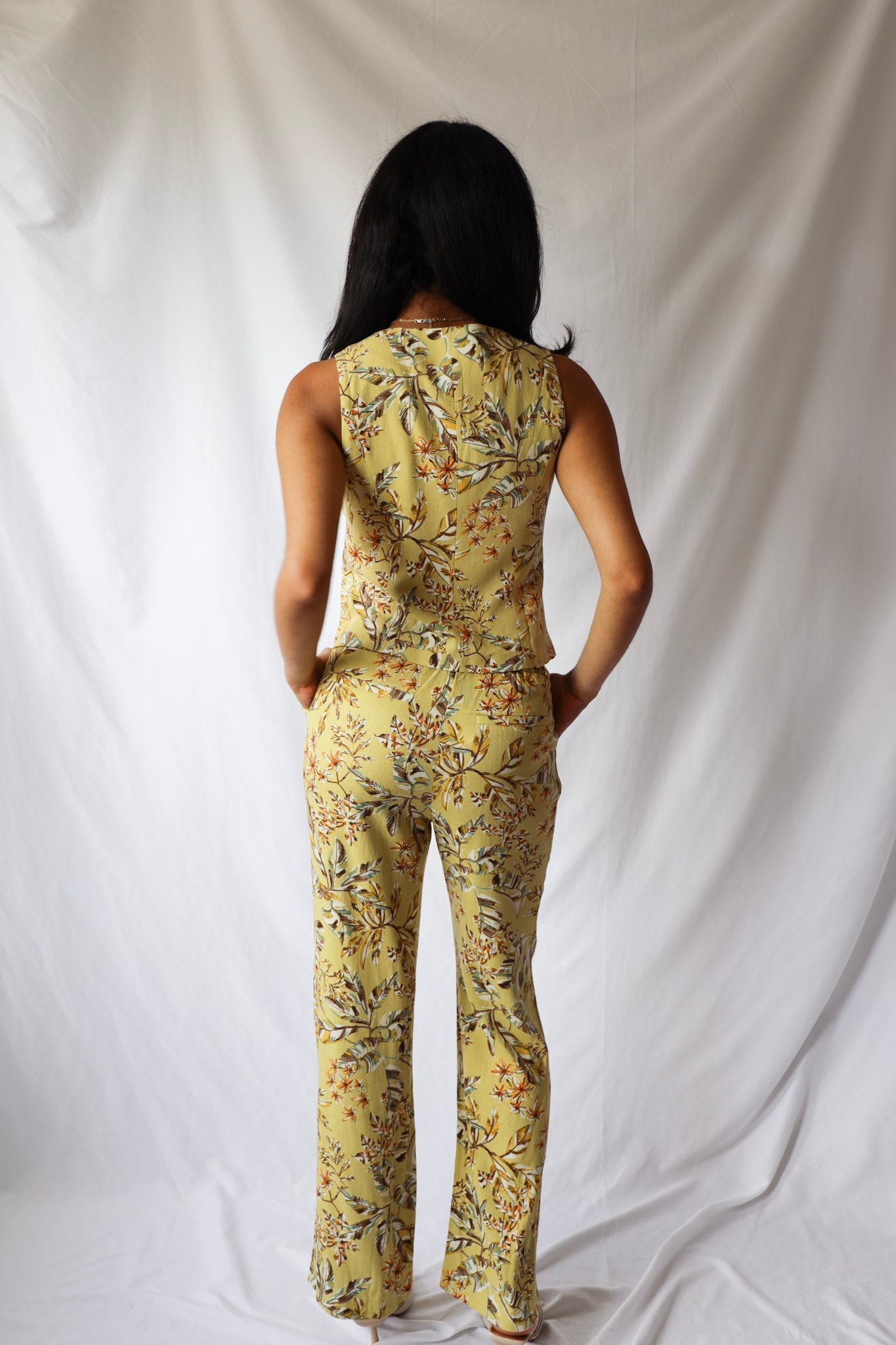 Floral Print Vest