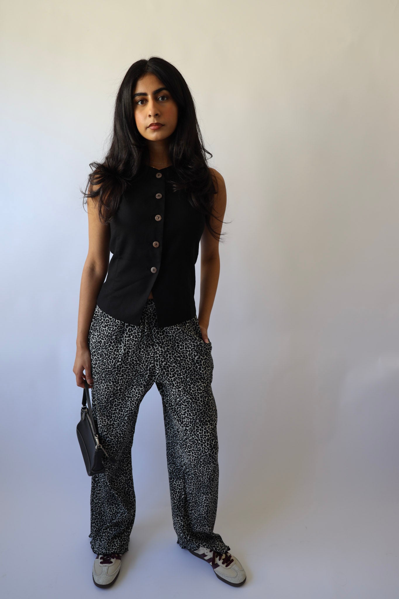 Linen Button Waistcoat Vest