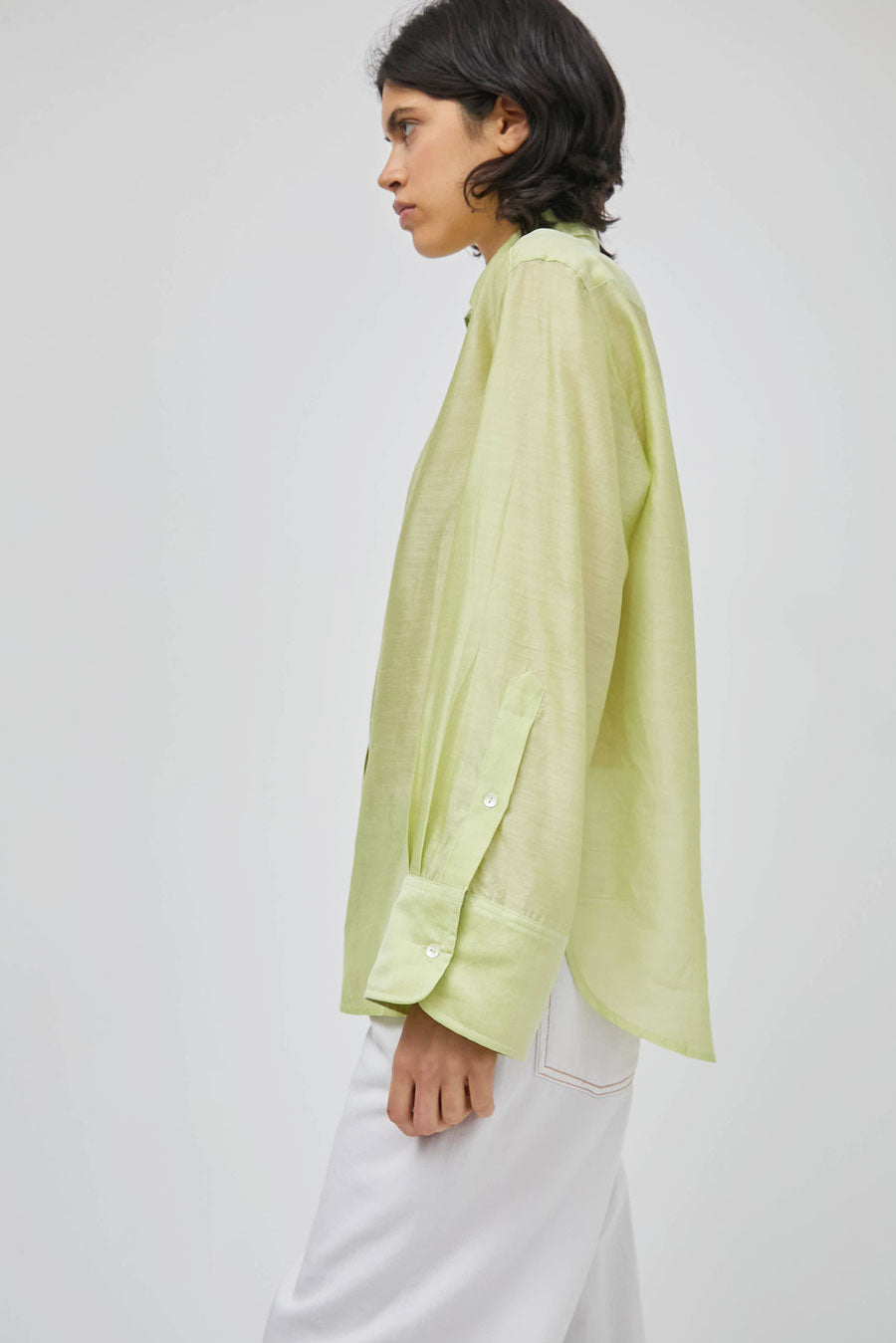 NYMANE Hutton Shirt in Lime