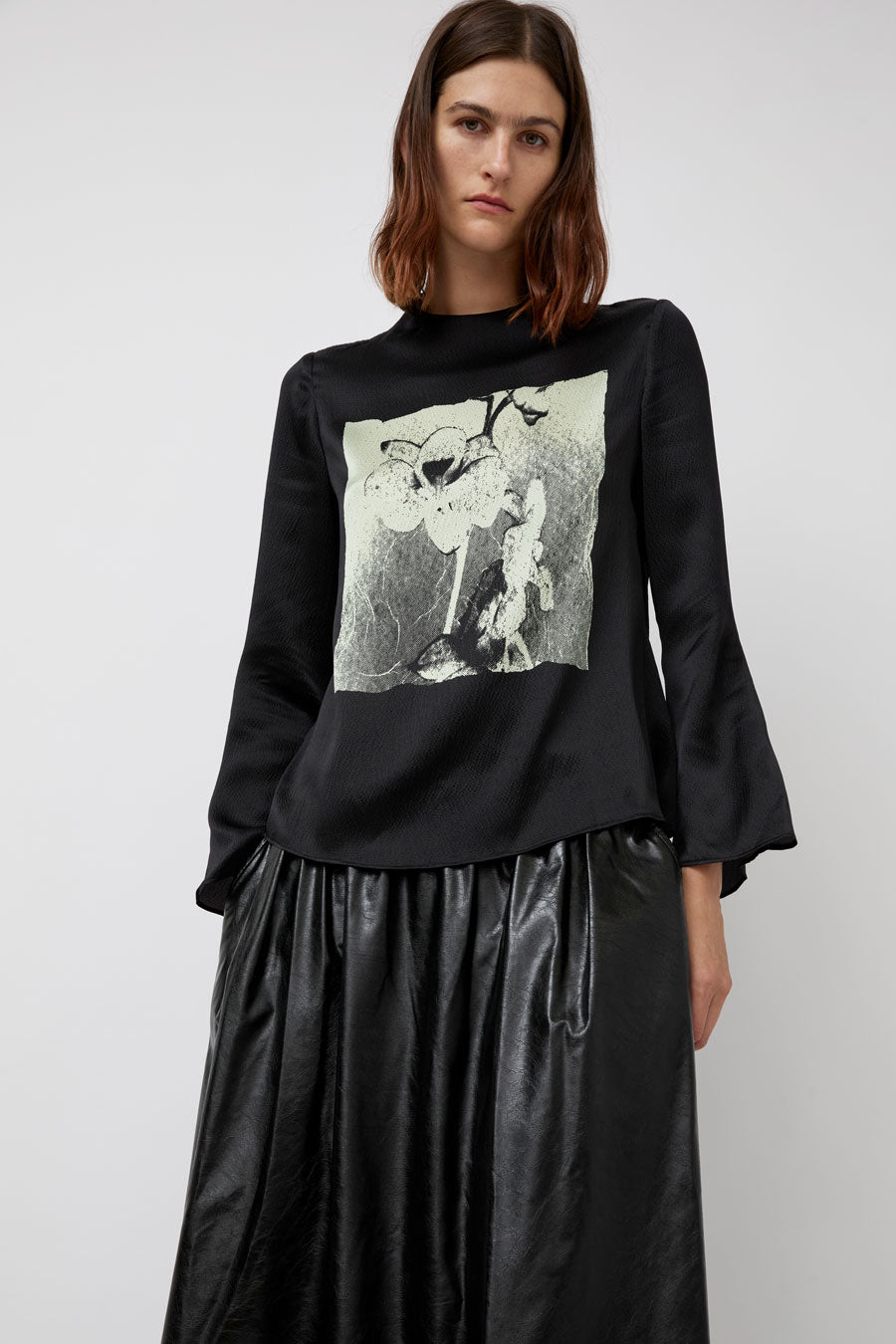 No.6 Diane Top in Black Magnolia