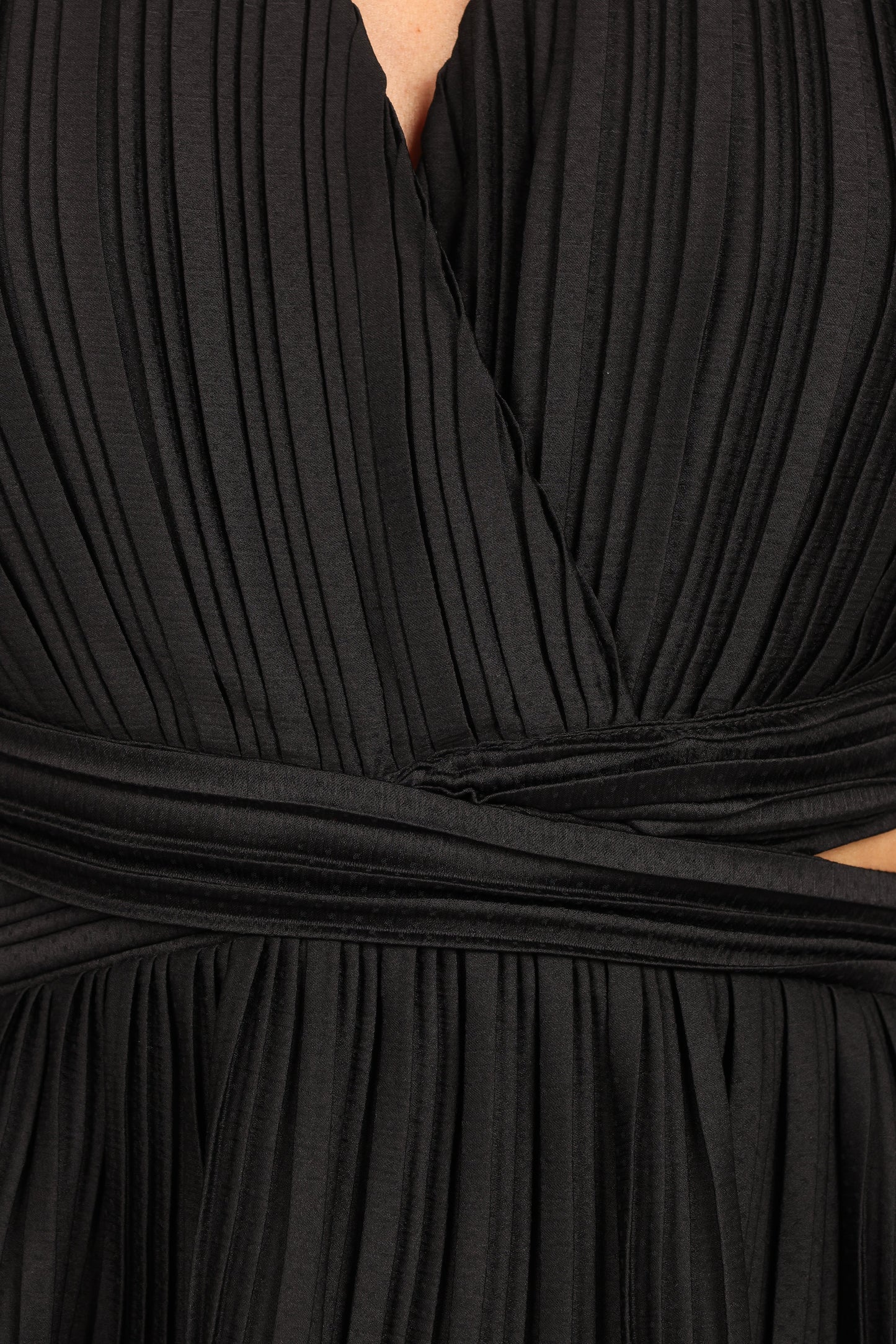 PIppa Long SLeeve Midi Dress - Black