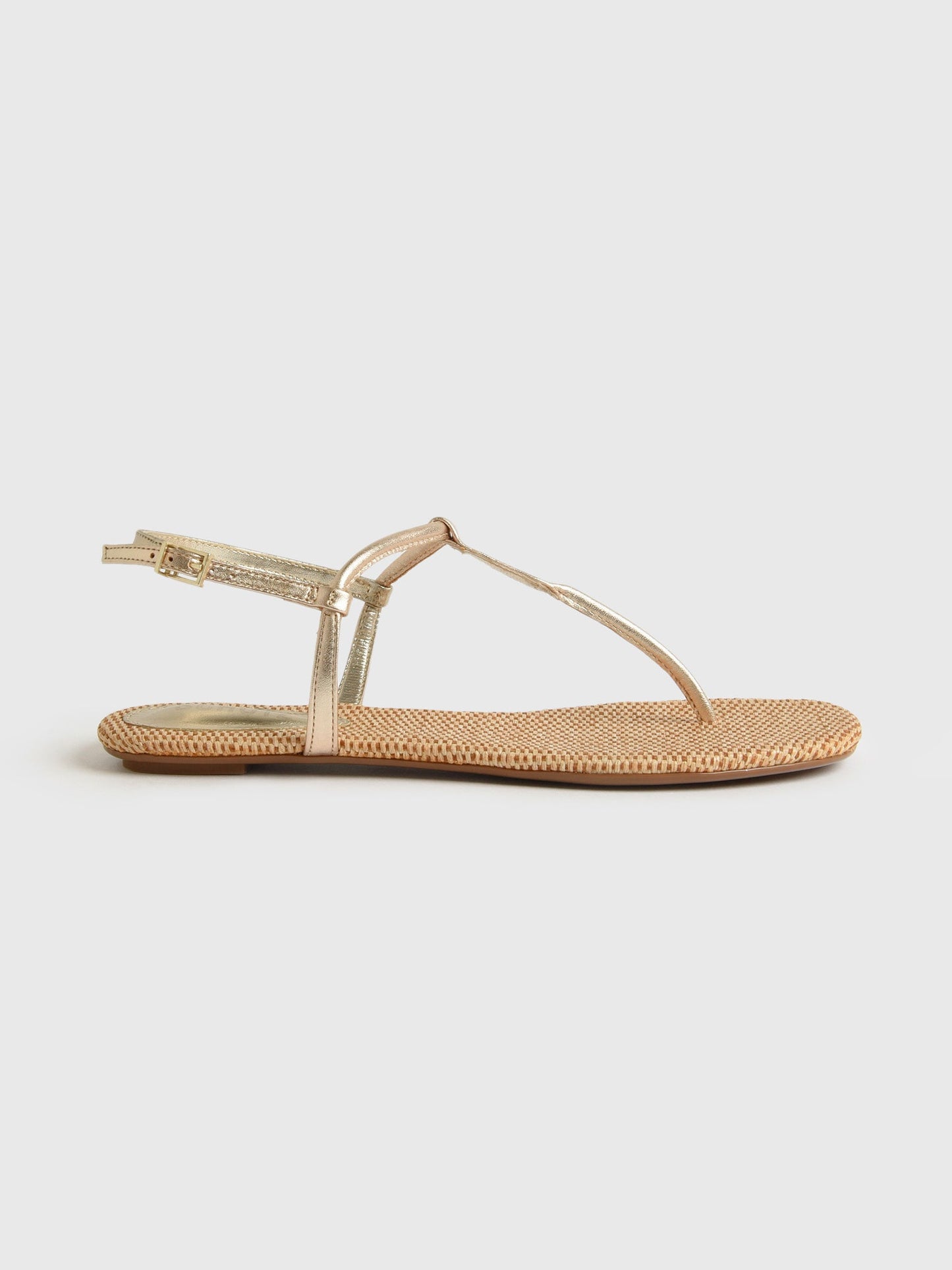 Schutz Women's Elsha Metallic Leather Sandal