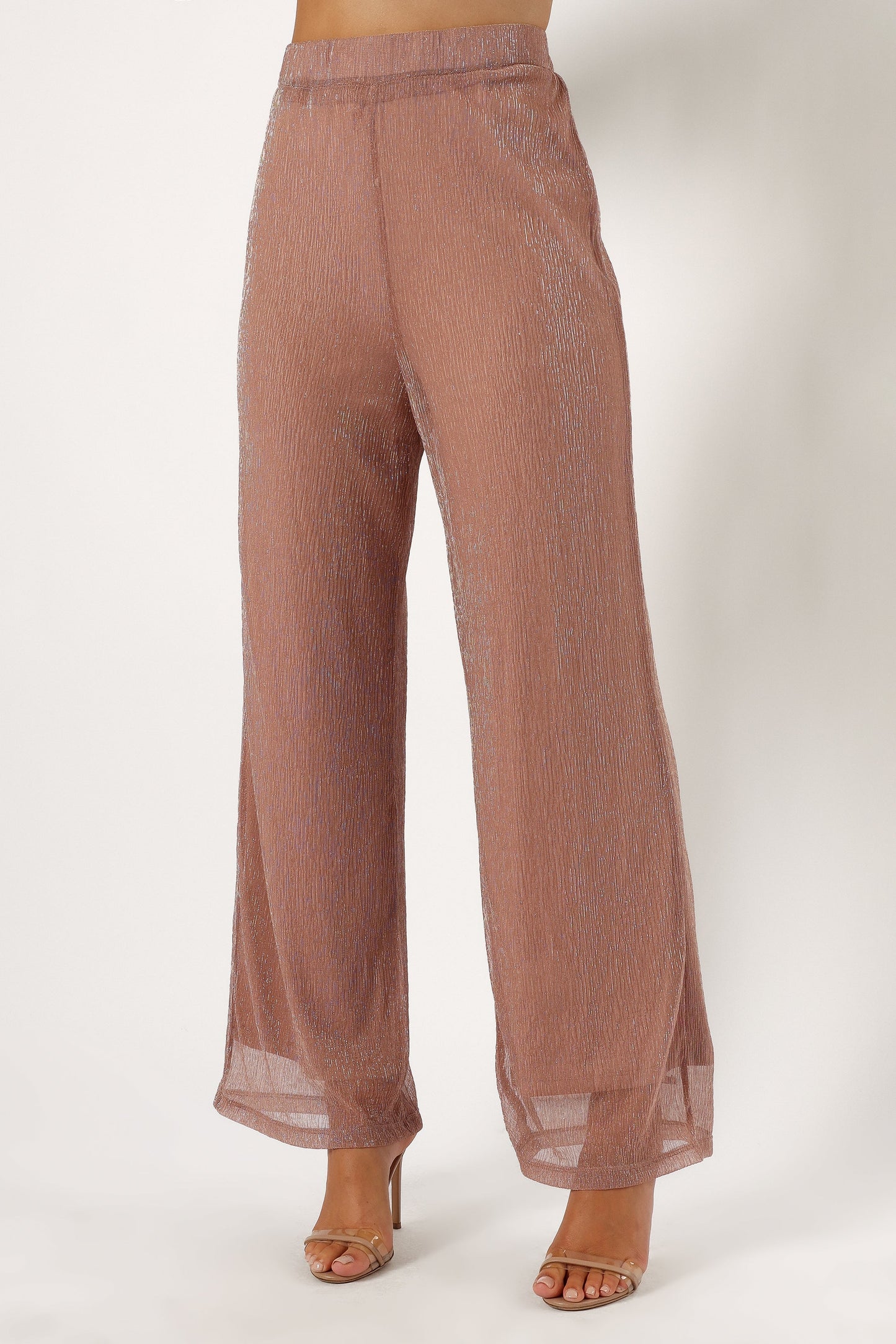 Ramona Wide Leg Pants - Rose