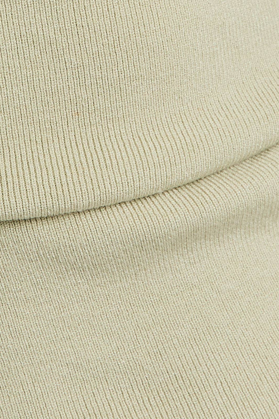 Sage Asymmetrical Neck Sweater Top