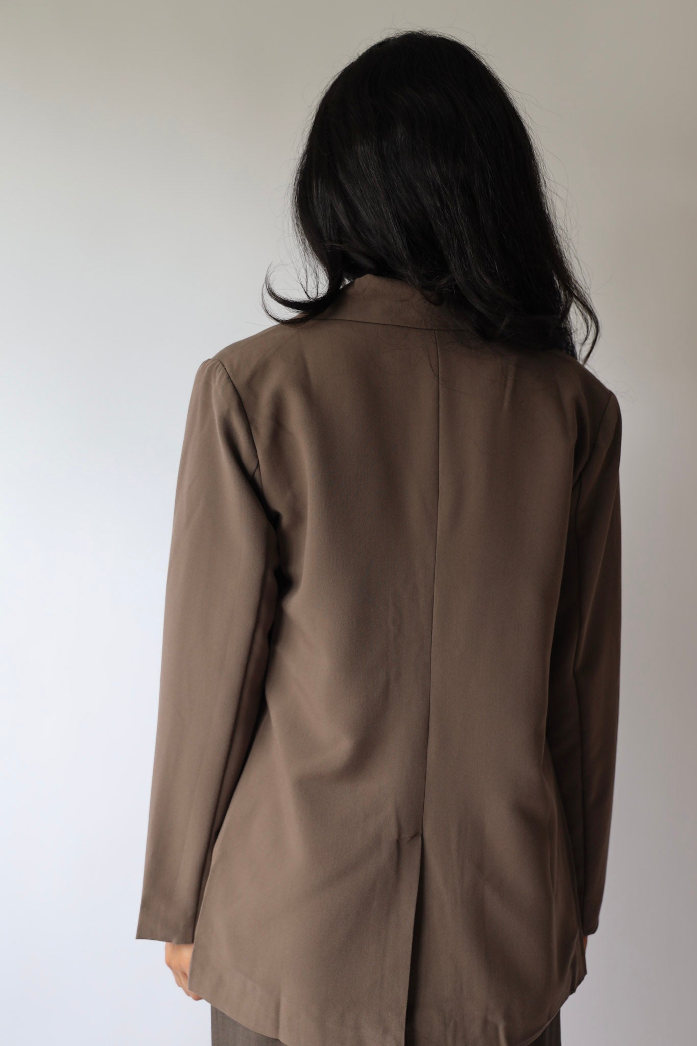 Brown Oversized Blazer