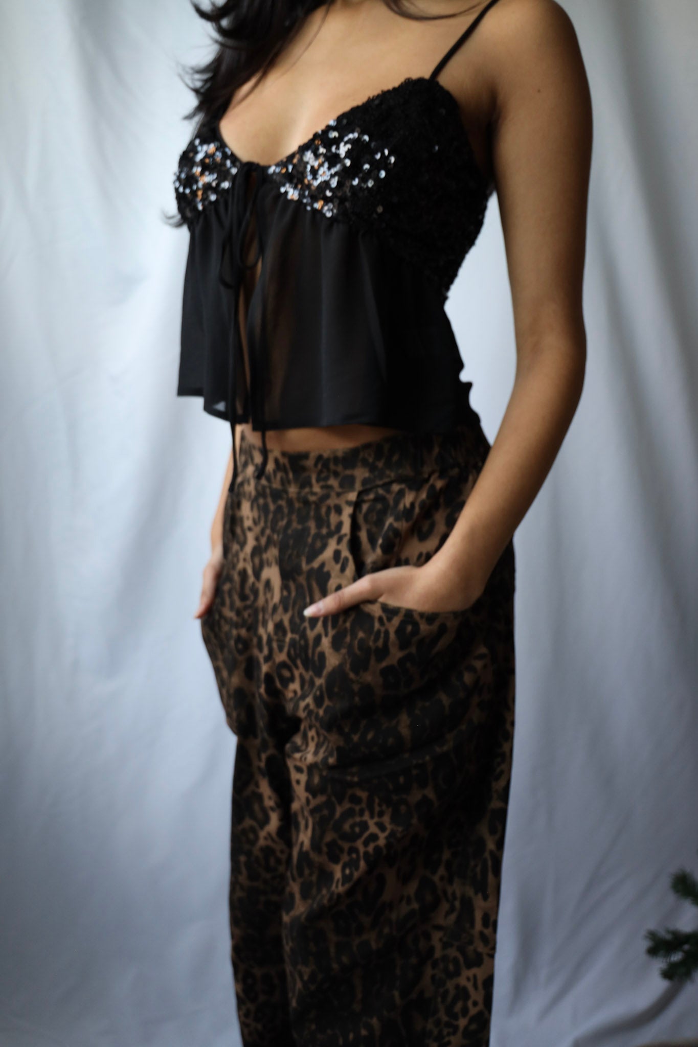 Sequin Butterfly Top
