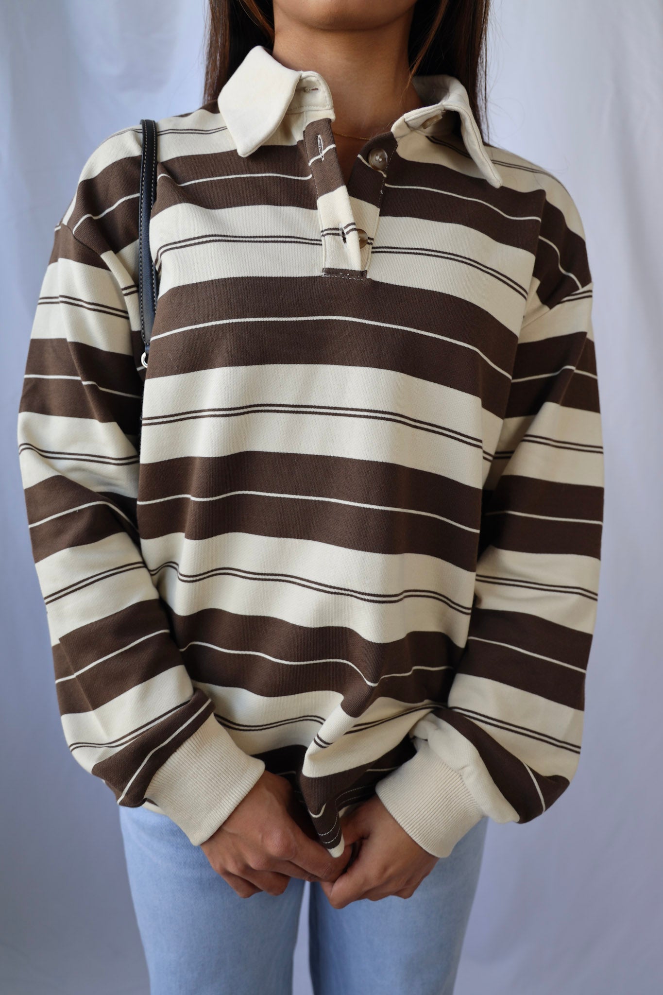 Stripe Rugby Polo Shirt