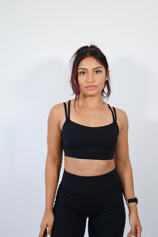 Light Support Padded Strappy Sports Bra