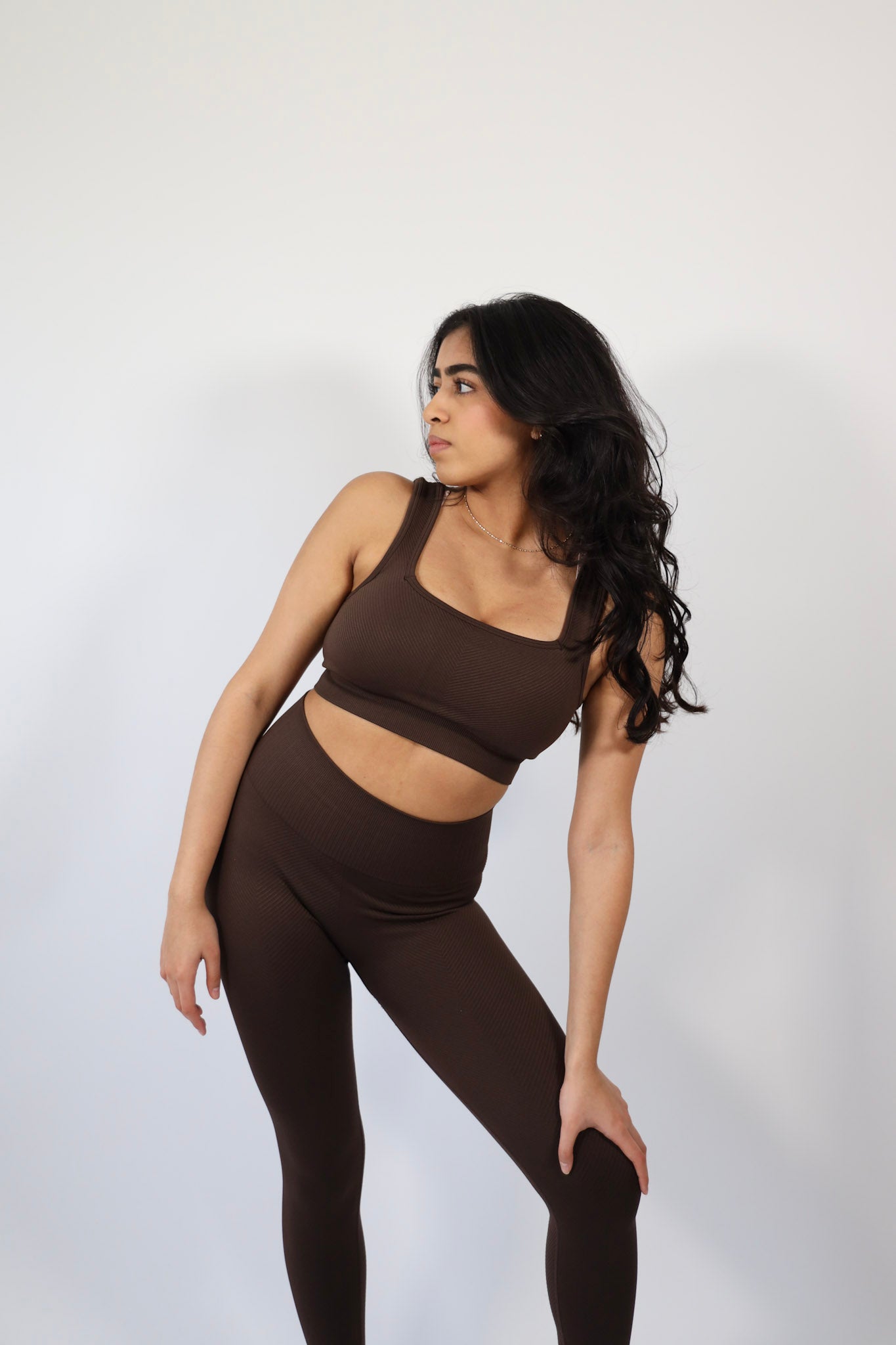 Chevron Graphic Seamless Bra