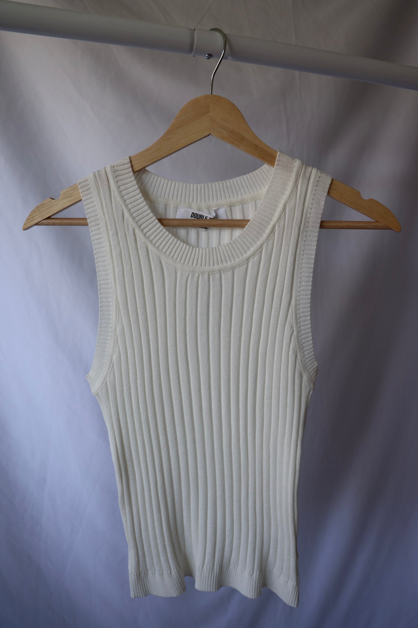 White Knit Tank