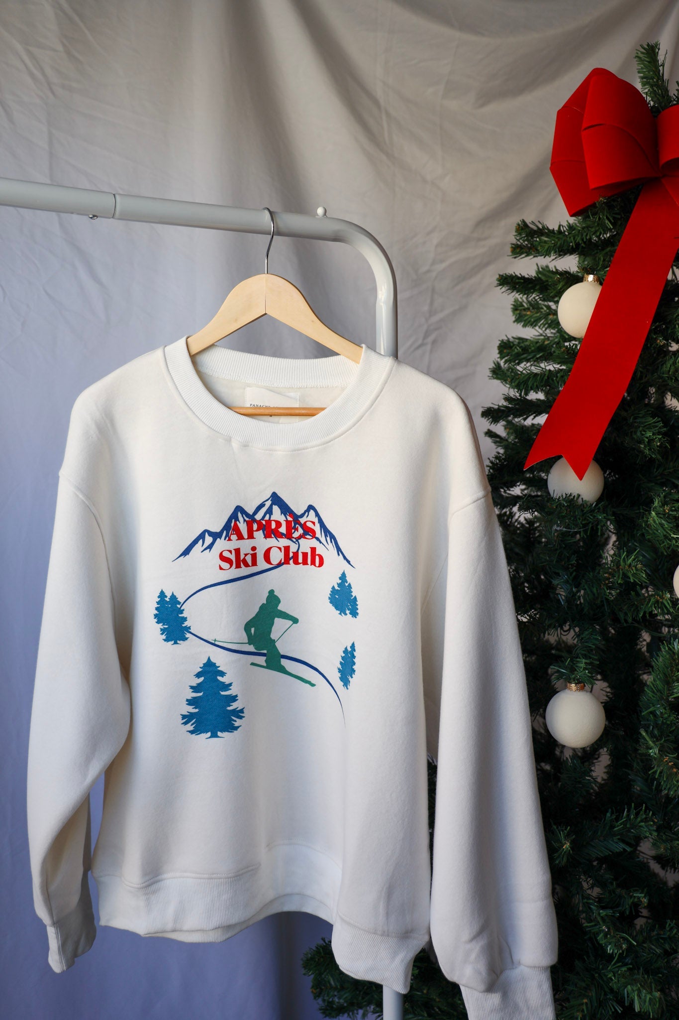White Apres Ski Club Sweatshirt