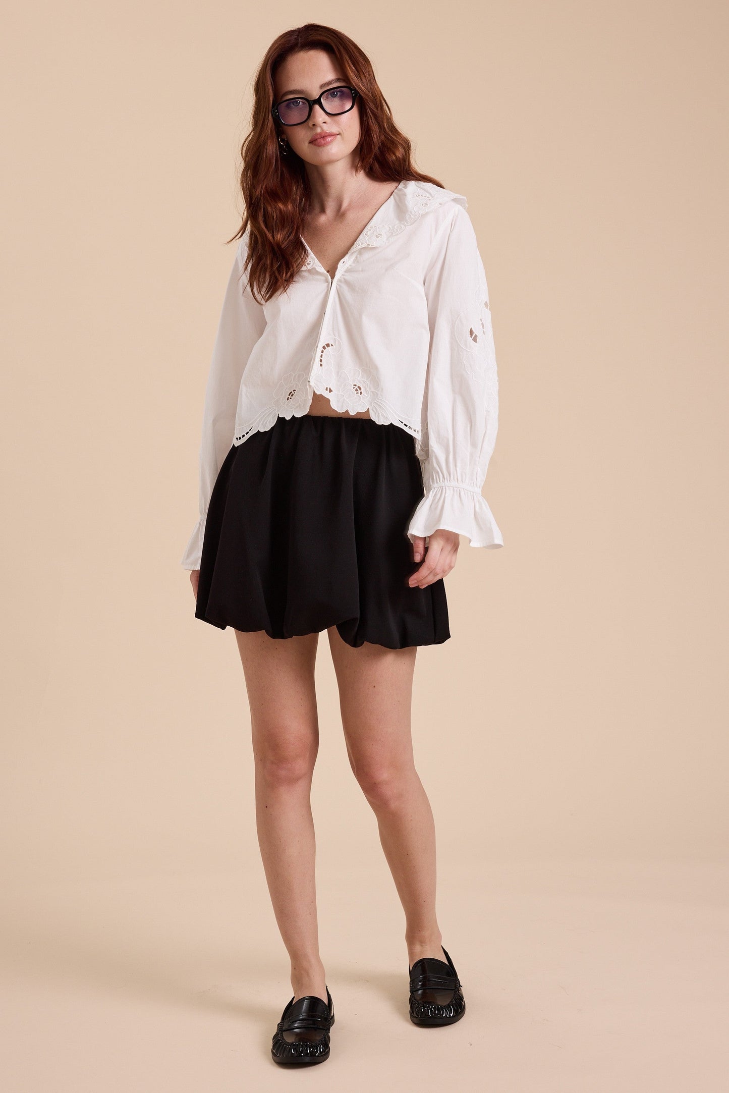 The Marseille Eyelet Blouse