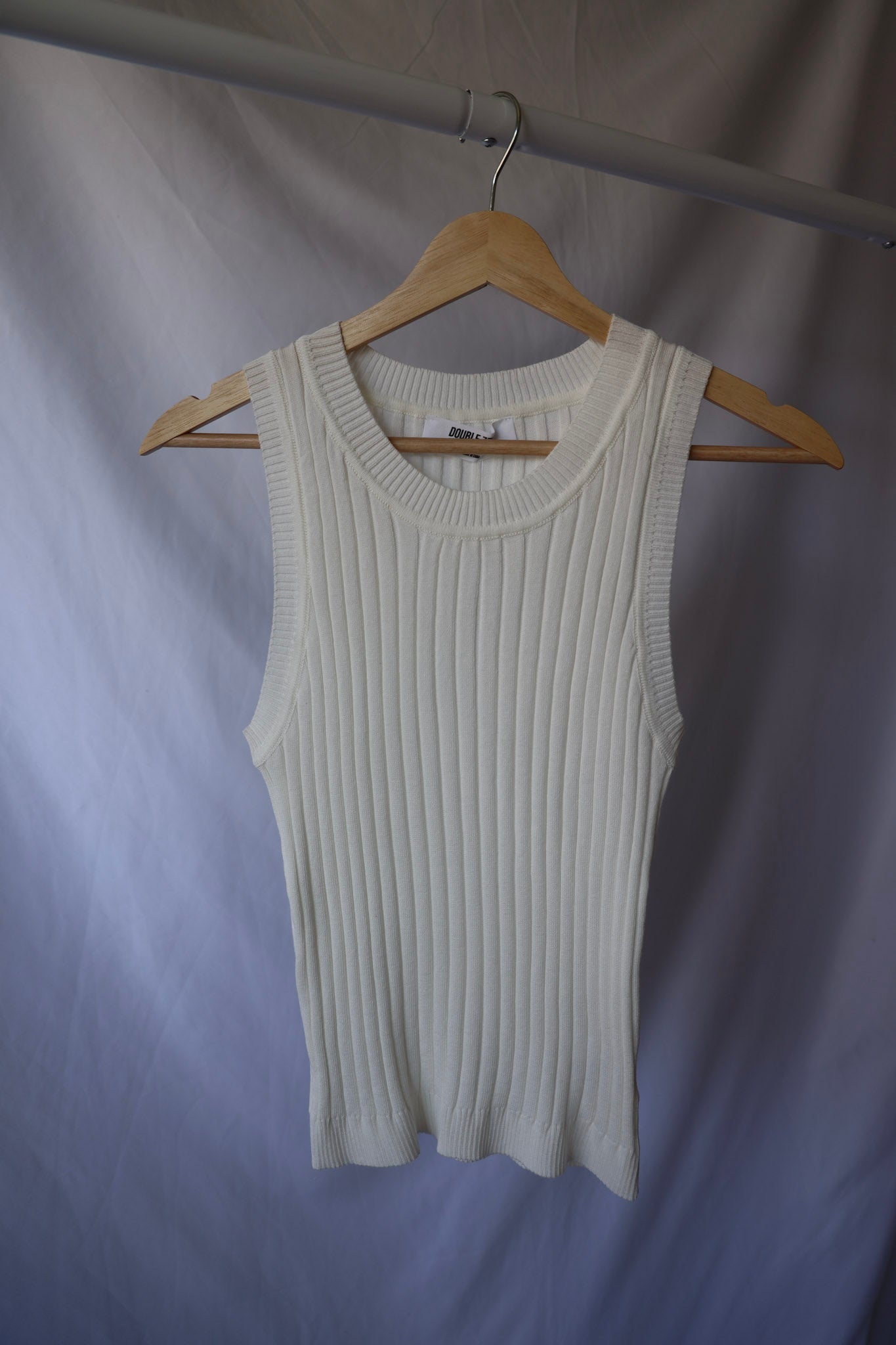 White Knit Tank