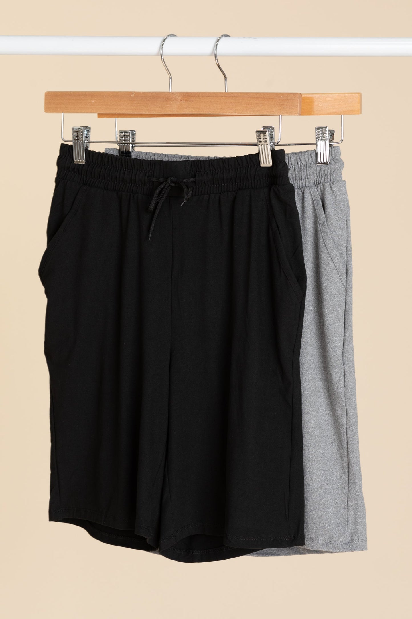 Soft Knit Drawstring Shorts