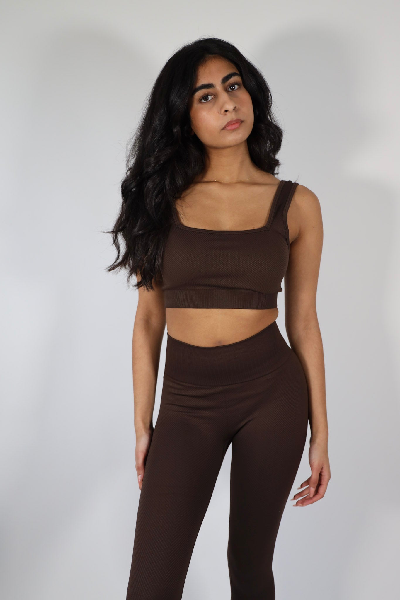 Chevron Graphic Seamless Bra