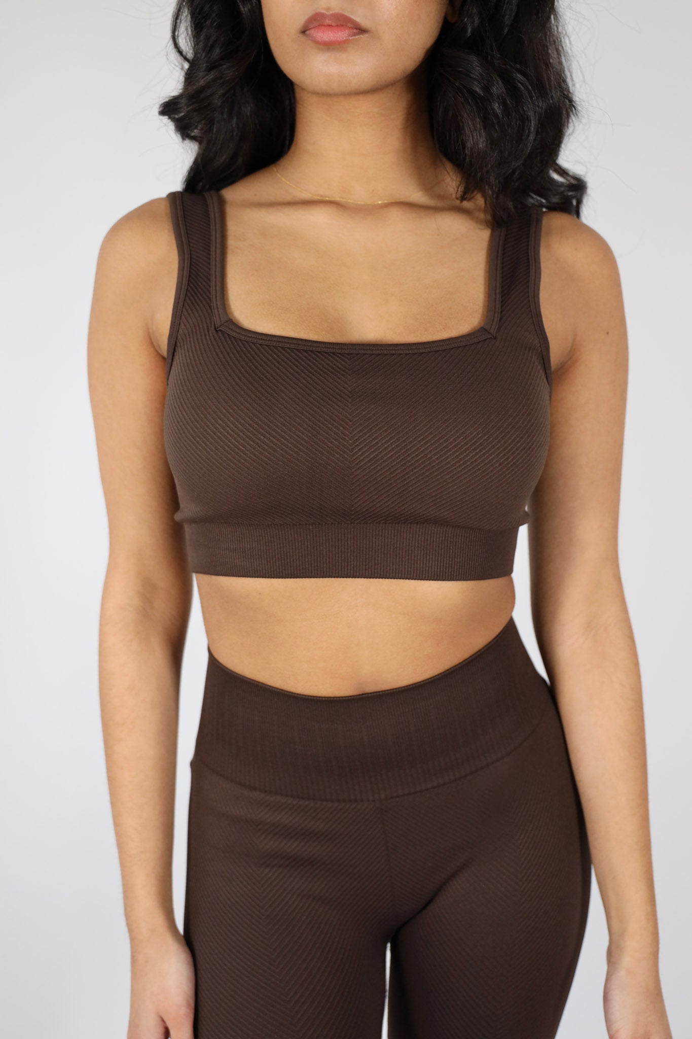 Chevron Graphic Seamless Bra