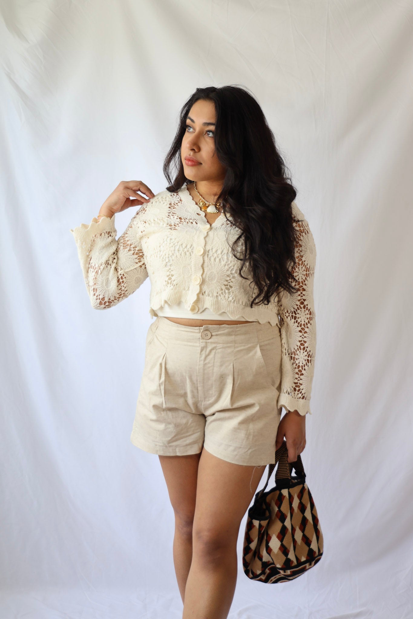 Floral Crochet Cardigan