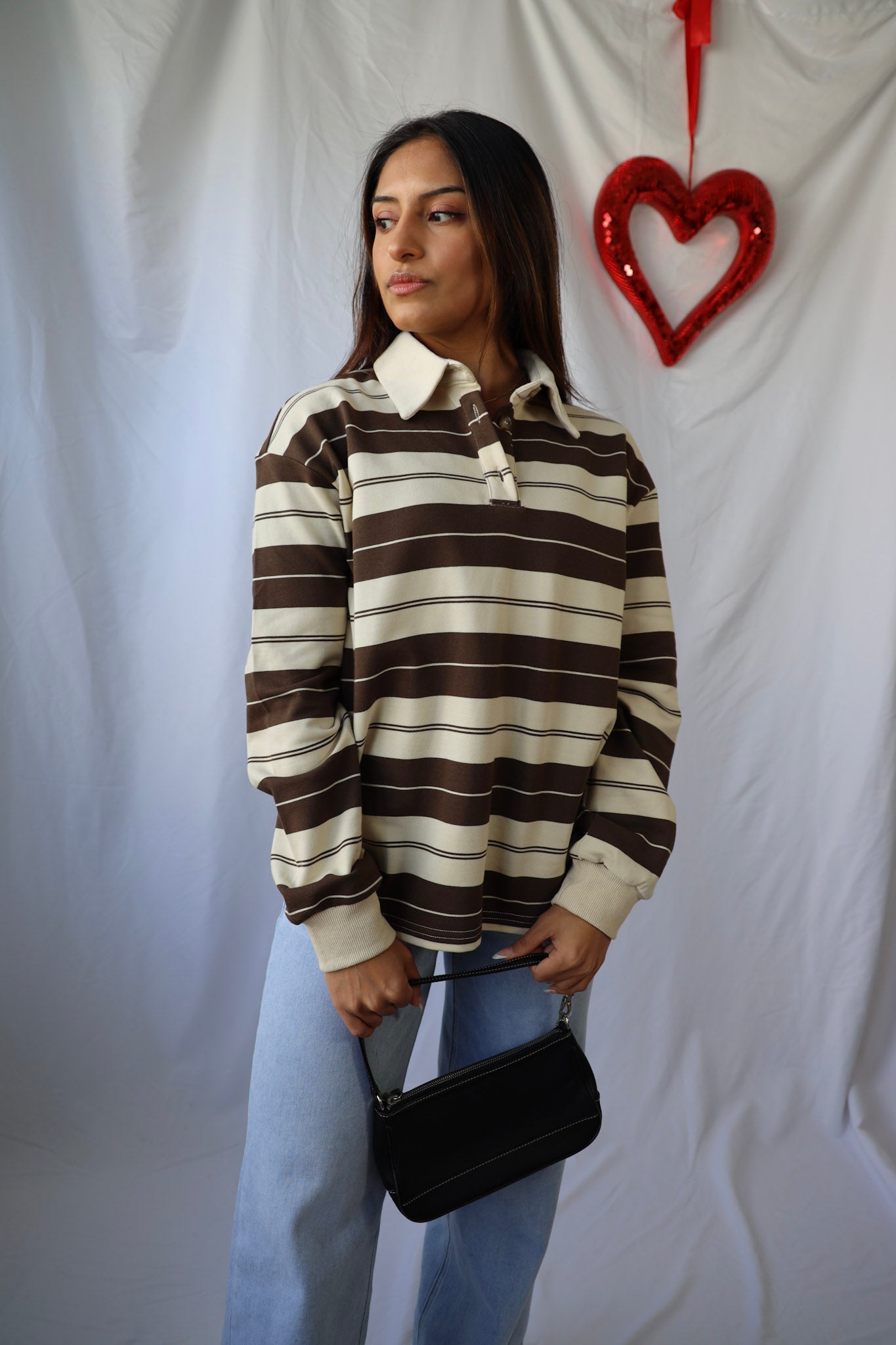 Stripe Rugby Polo Shirt