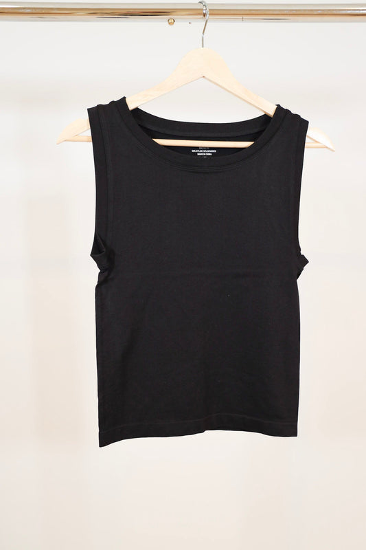 Cropped Seamless Round Neck Tank Top
