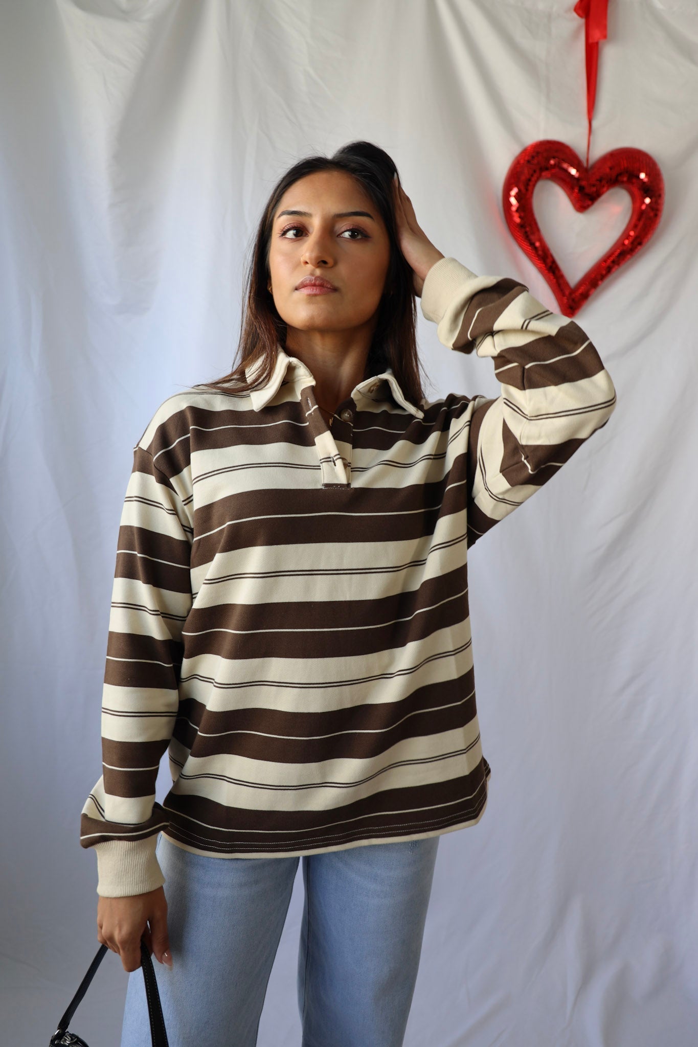 Stripe Rugby Polo Shirt