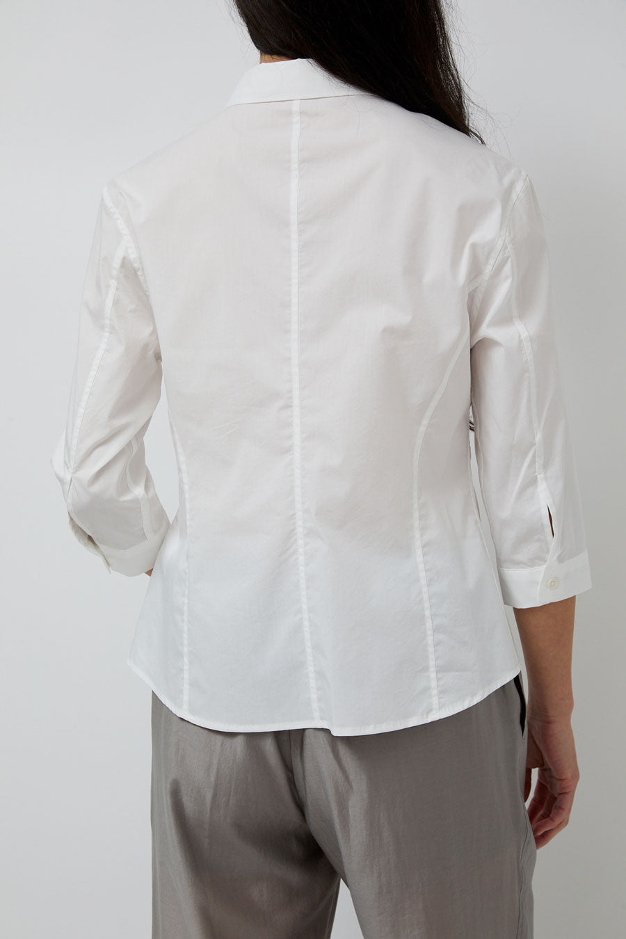 Amomento Half Sleeve Shirt in White