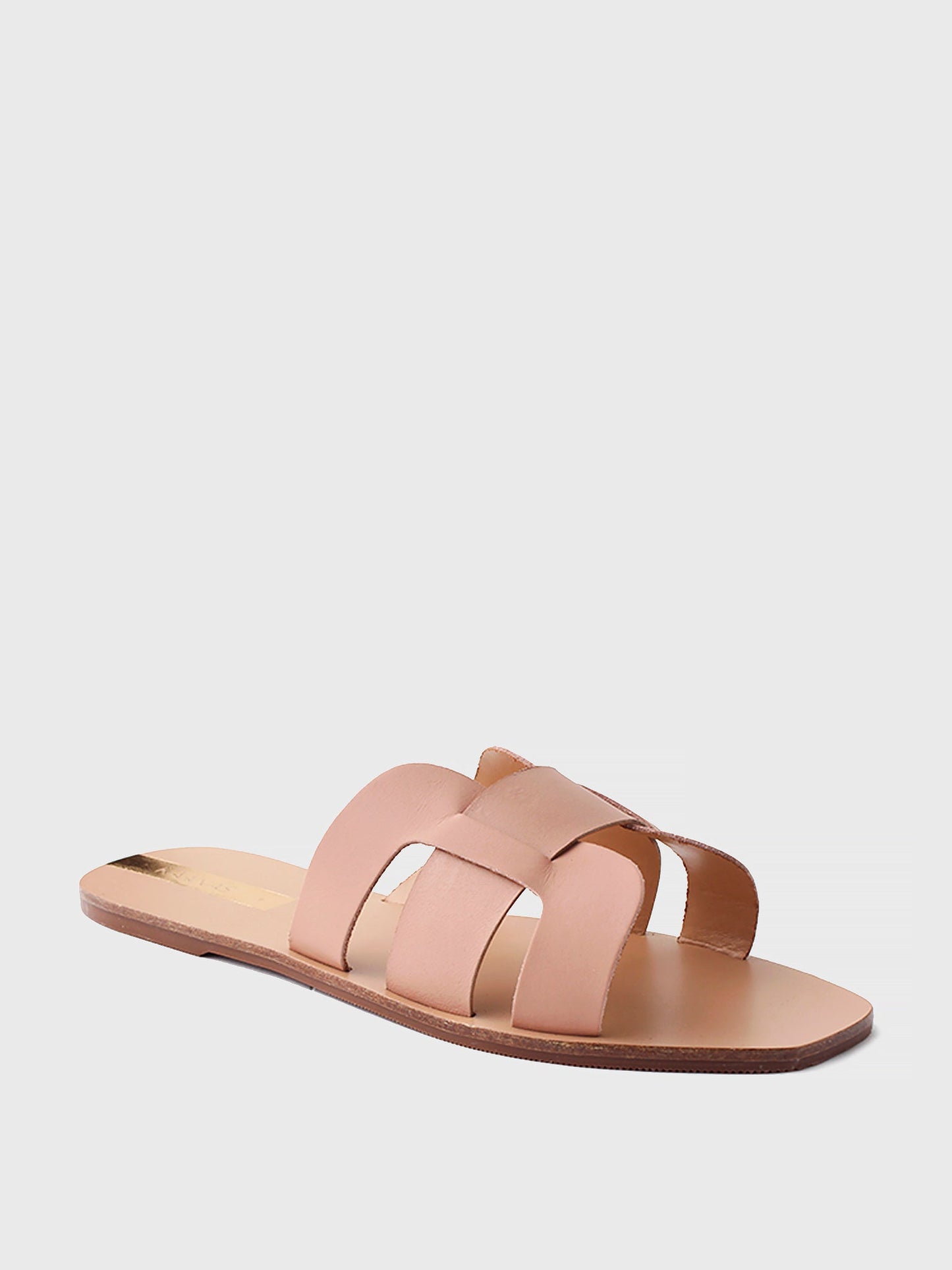 KAANAS Women's Tania Geometric Leather Sandal