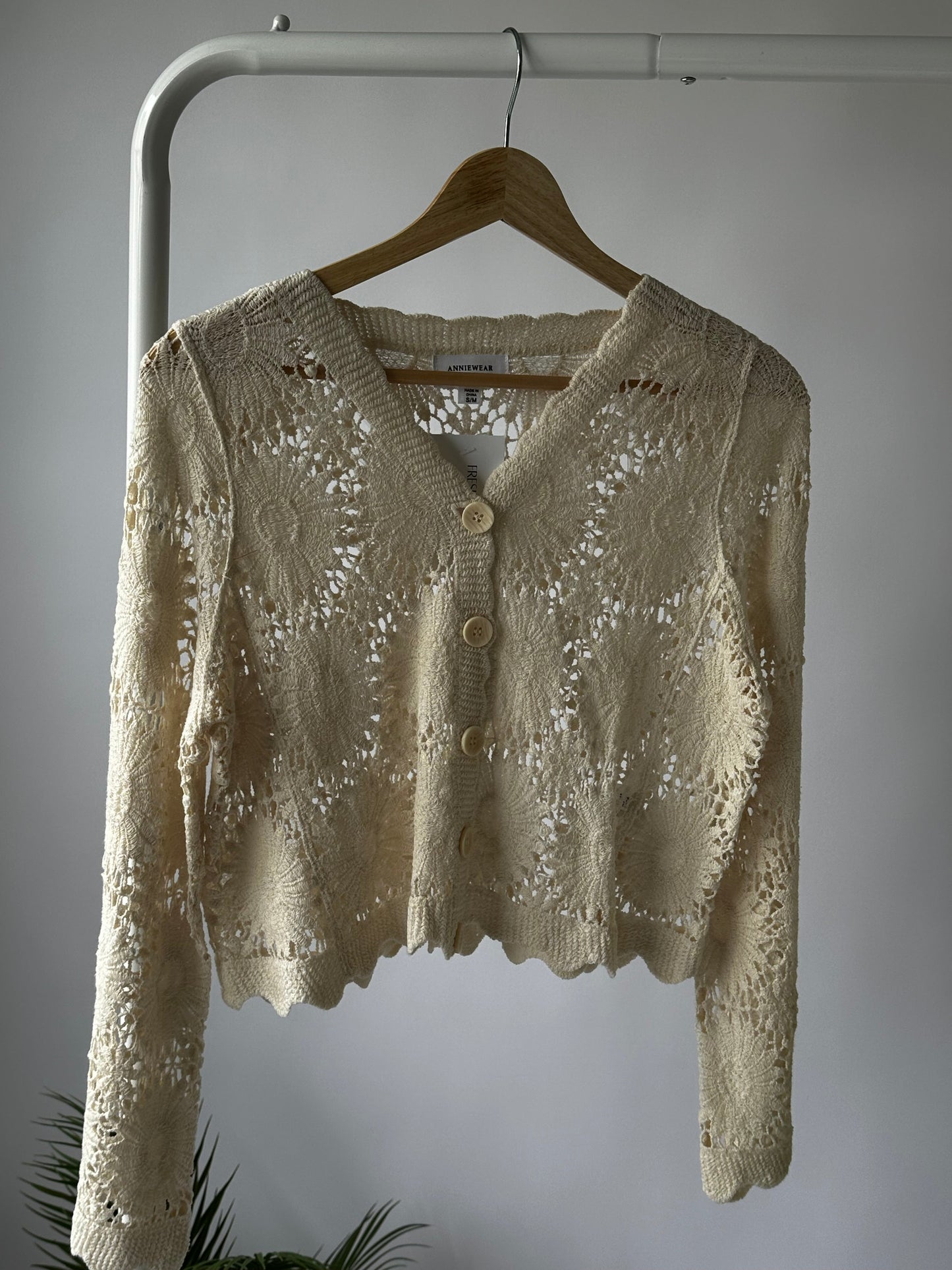 Floral Crochet Cardigan