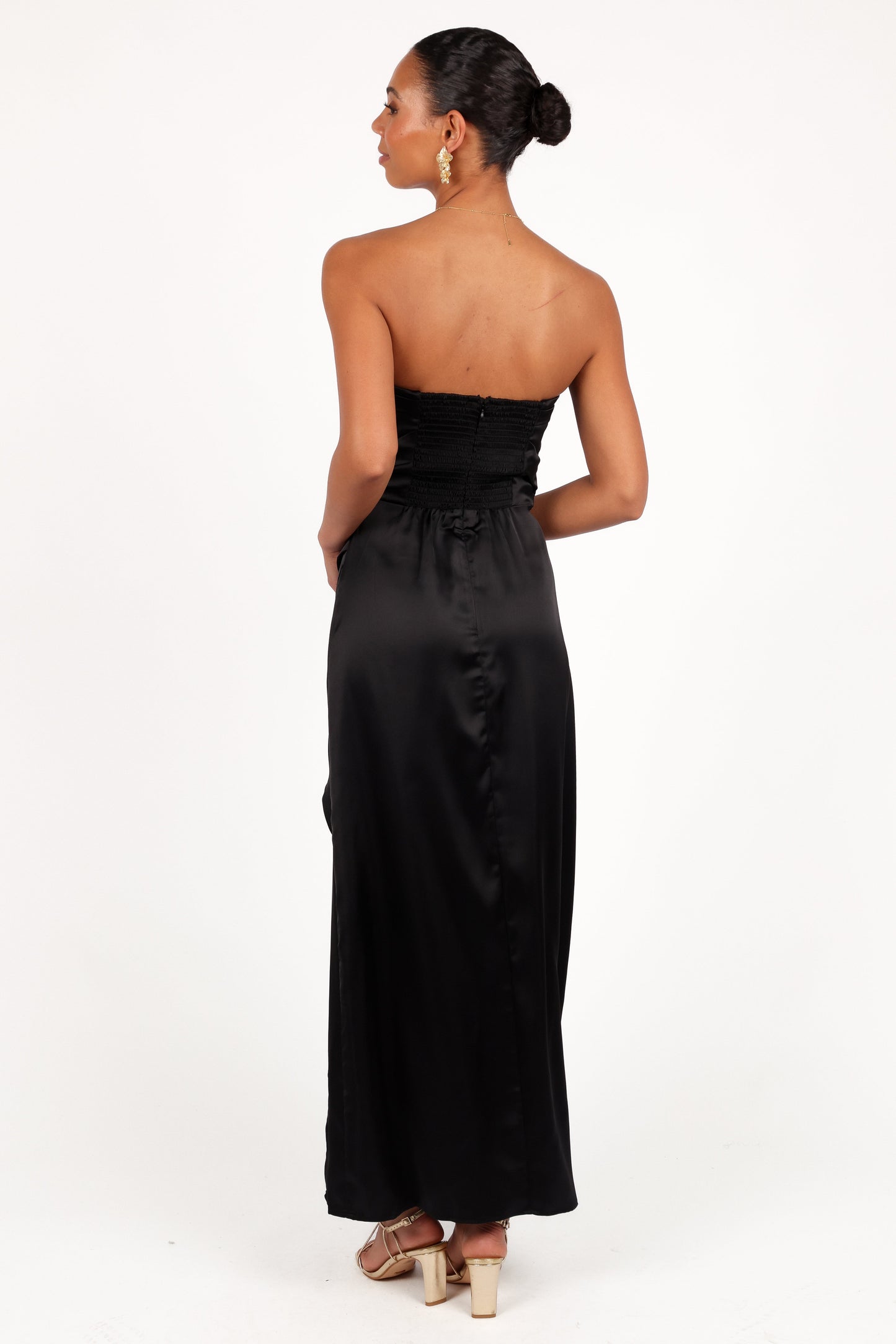 Kara Strapless Maxi Dress - Black