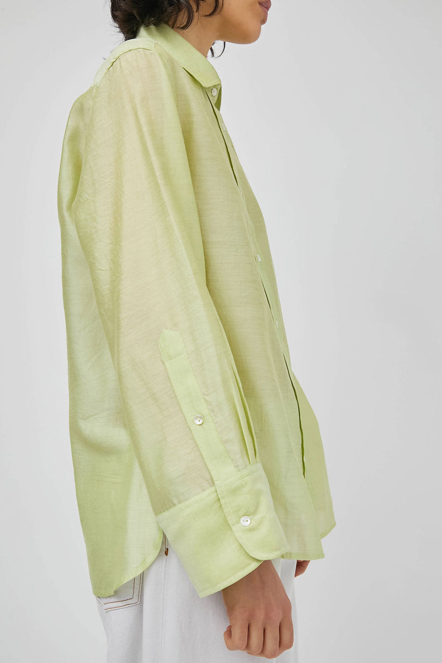 NYMANE Hutton Shirt in Lime