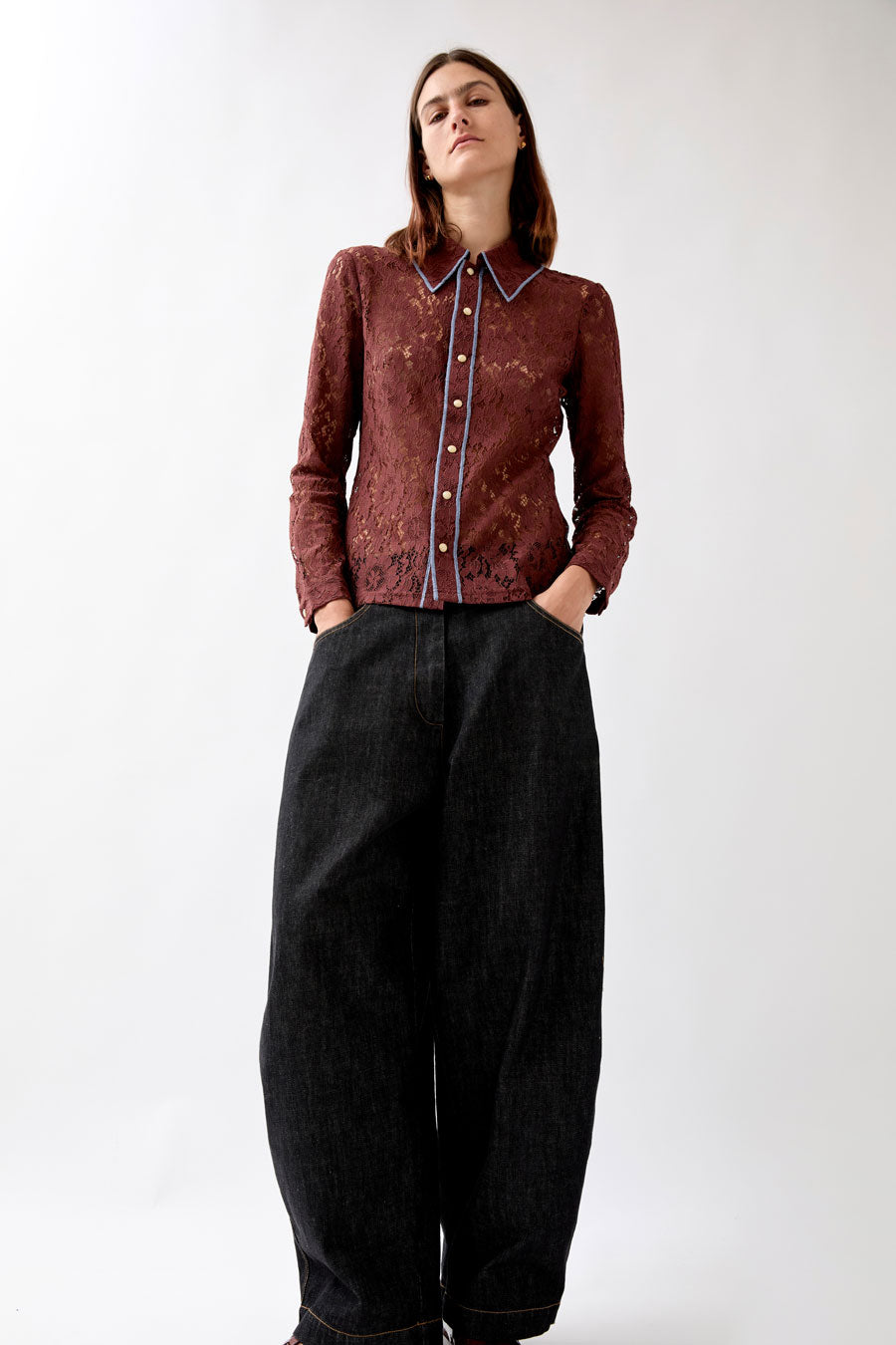 No.6 Anaise Top in Chocolate