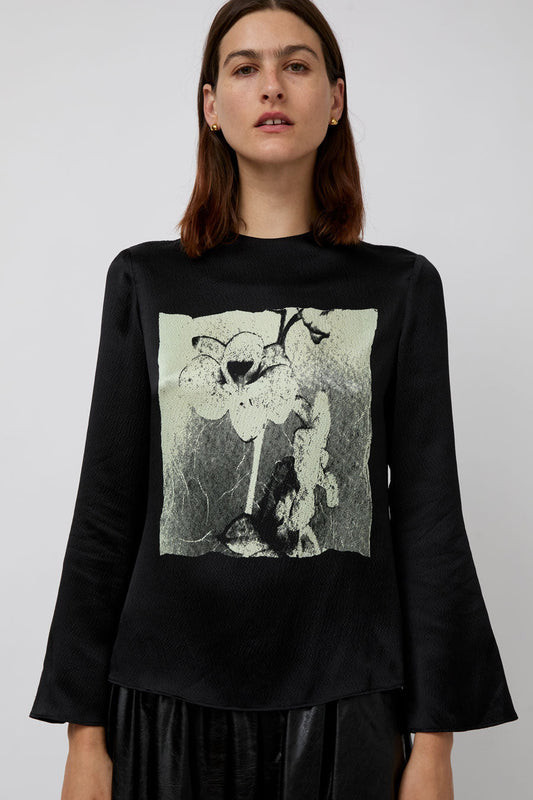 No.6 Diane Top in Black Magnolia