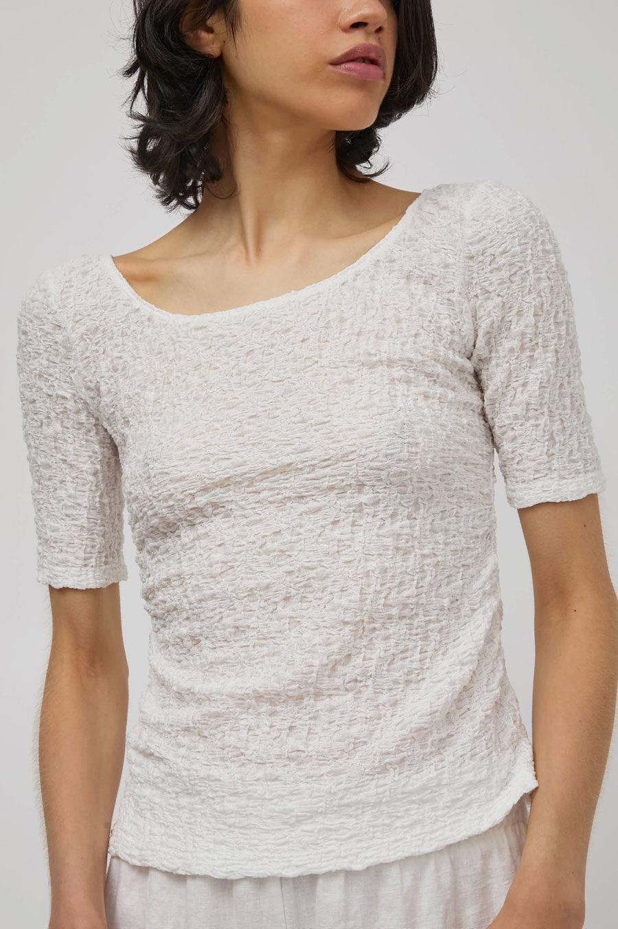 No.6 Eclipse Top in White