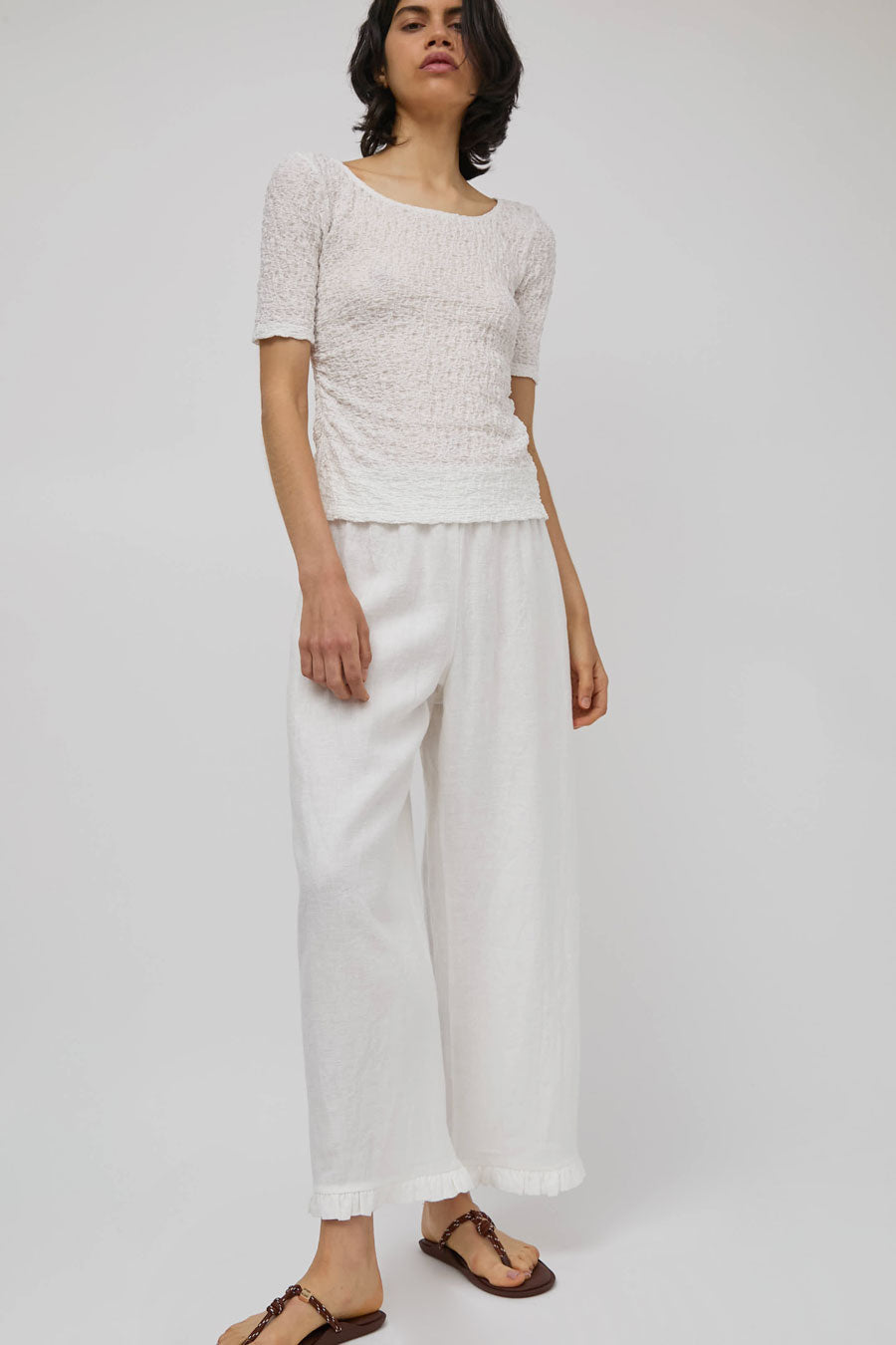 No.6 Eclipse Top in White