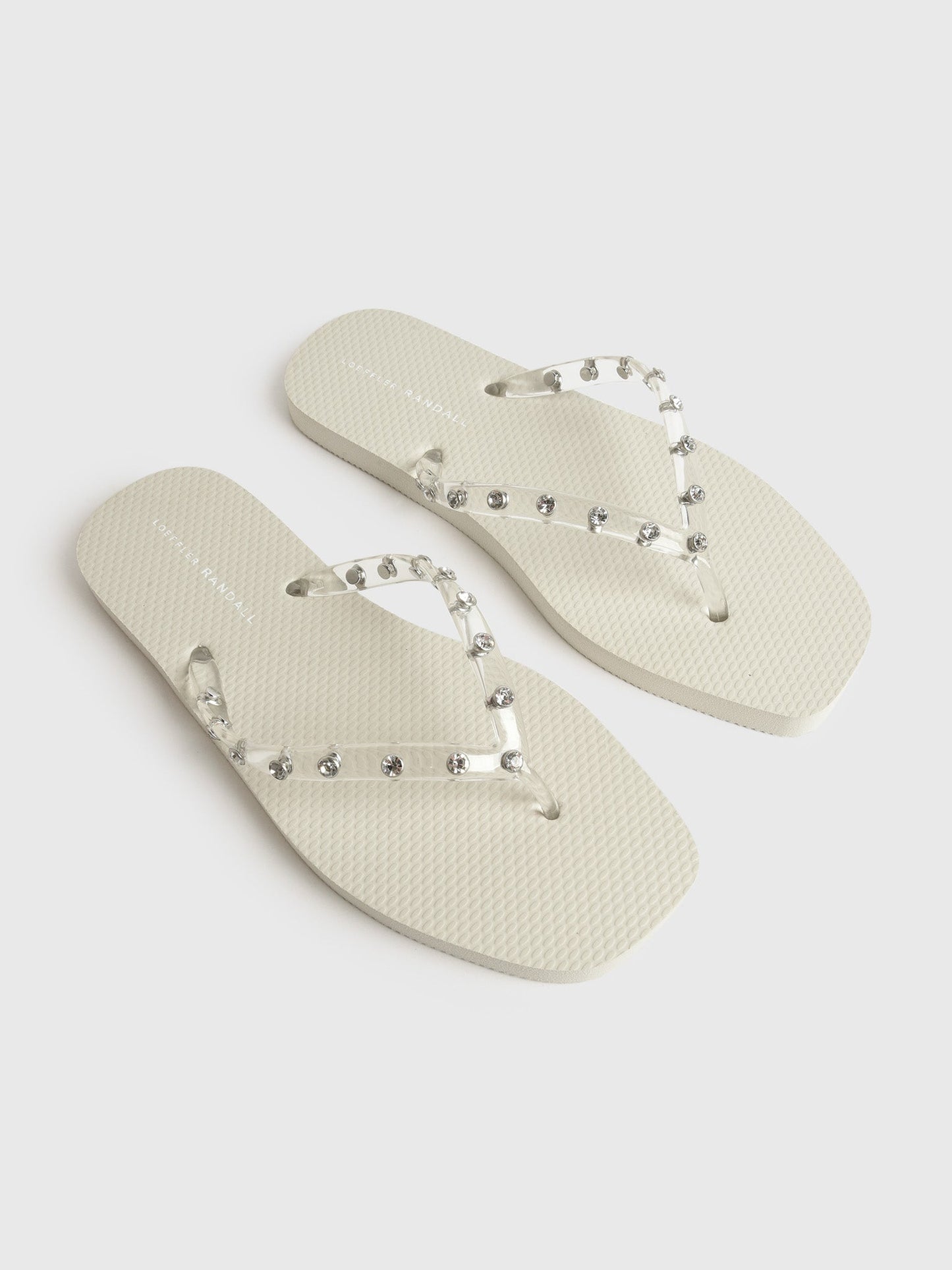 Loeffler Randall Women's Taryn Crystal Jelly Flip Flop