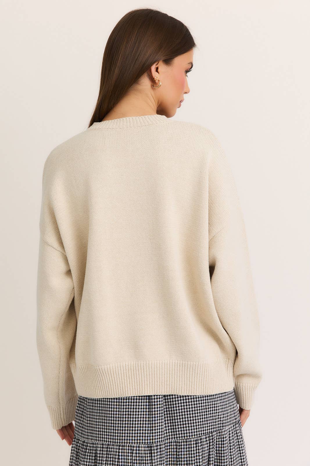 Long Sleeve Cherry Bear Crew Neck