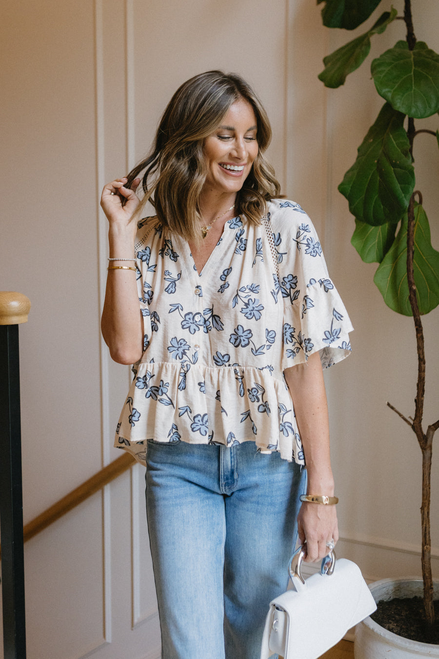Blue Bonnet Top