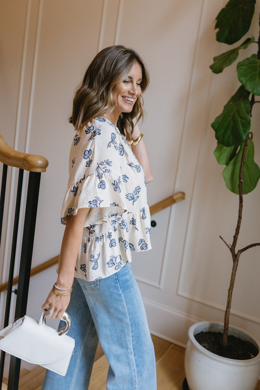 Blue Bonnet Top