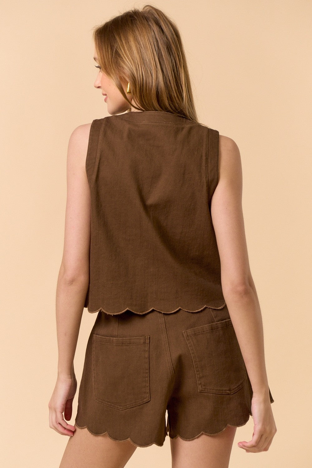 Sierra Embroidered Tie Vest (part of a set)