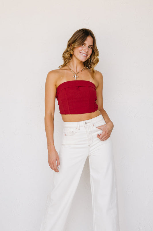 Cocky Strapless Top