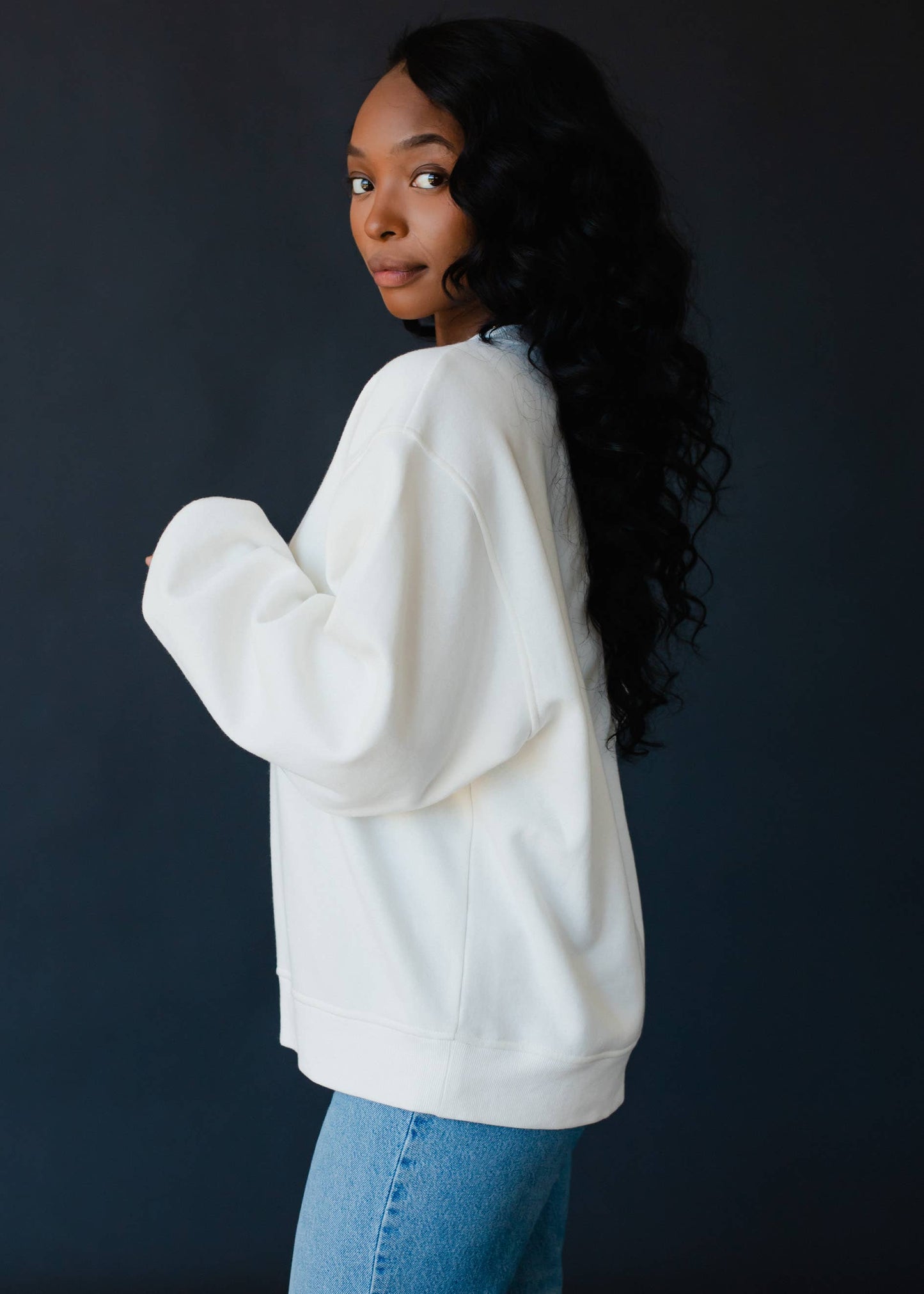 White Apres Ski Club Sweatshirt