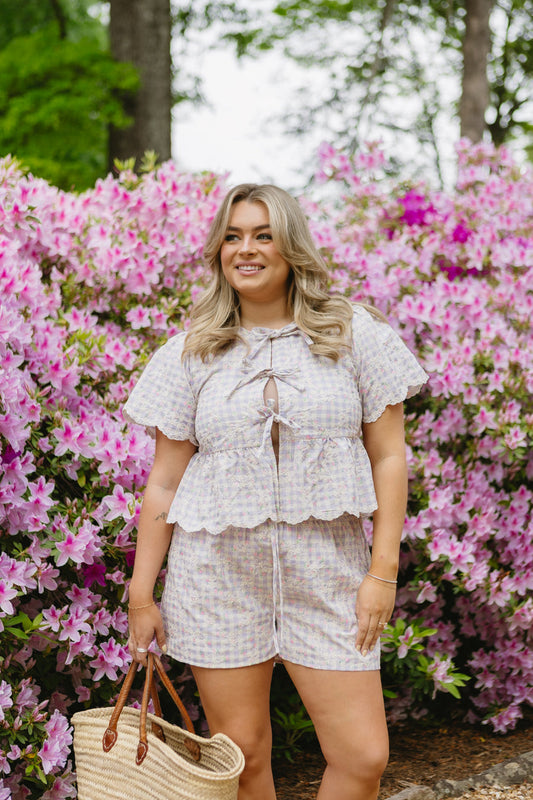 Fields of Lavender Top