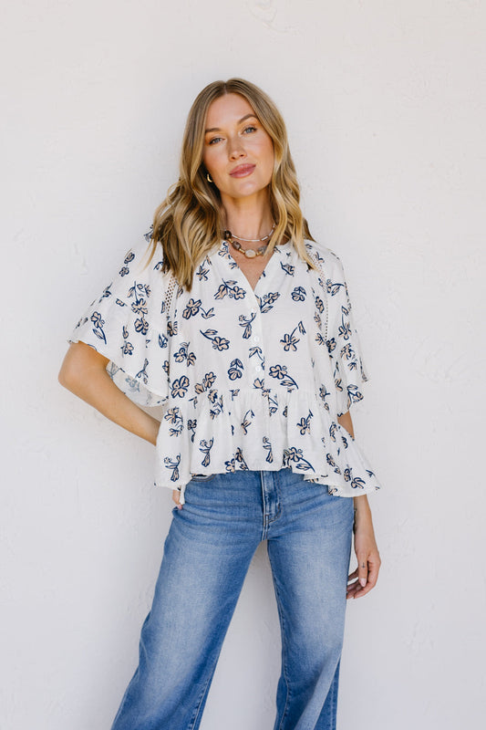 Blue Bonnet Top